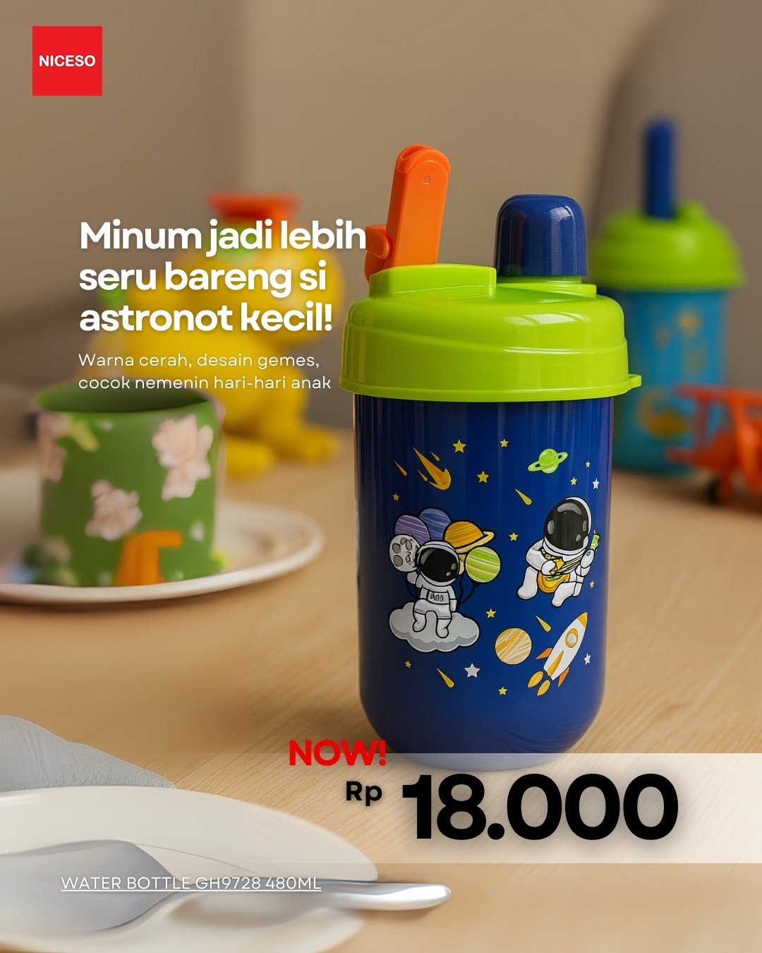 Water Bottle GH9728 480ML